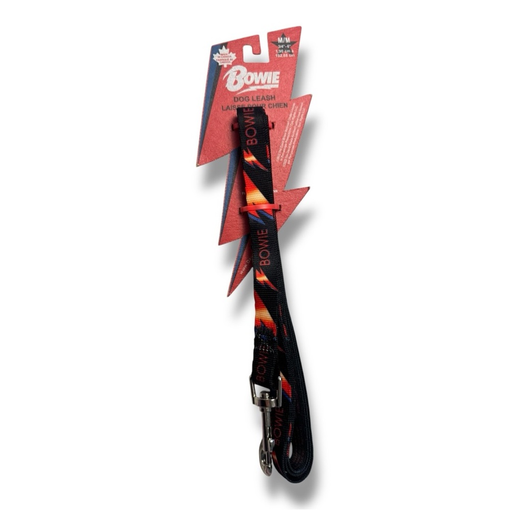 Bowie Black and Red leash